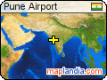 Pune Airport satellite map