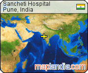 Sancheti Hospital satellite map