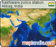 hashiware police station satellite map