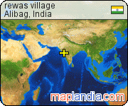 rewas village satellite map