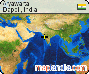 Aryawarta satellite map