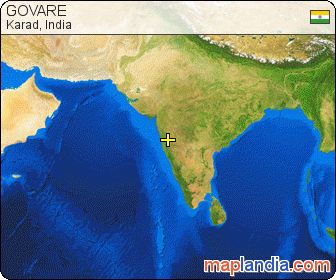 GOVARE satellite map