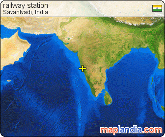 railway station satellite map