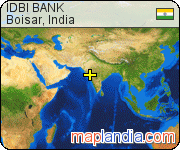 IDBI BANK satellite map