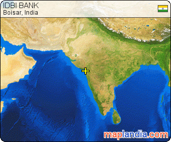 IDBI BANK satellite map