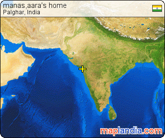 manas,aara's home satellite map