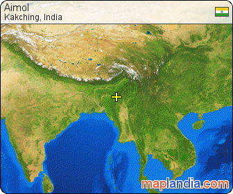 Aimol  satellite map