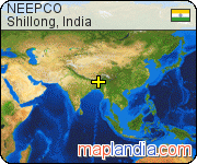 NEEPCO satellite map