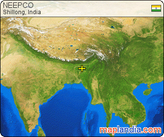 NEEPCO satellite map