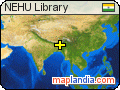 NEHU Library satellite map