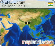 NEHU Library satellite map