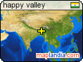 happy valley satellite map