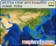 let it be clear and beautiful satellite map