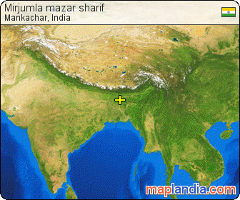Mirjumla mazar sharif satellite map