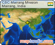 CSC Mairang Mission satellite map