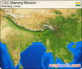 CSC Mairang Mission satellite map