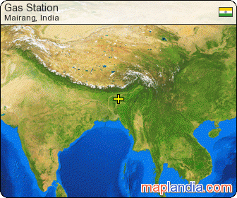 Gas Station satellite map