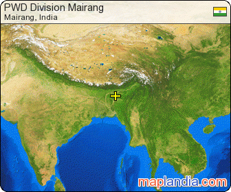 PWD Division Mairang satellite map