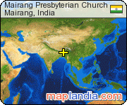 Mairang Presbyterian Church satellite map