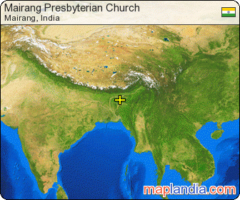 Mairang Presbyterian Church satellite map