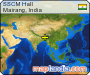 SSCM Hall satellite map