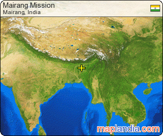 Mairang Mission satellite map