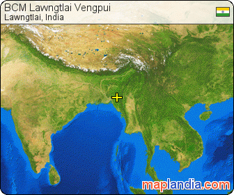 BCM Lawngtlai Vengpui satellite map