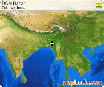 BCM Bazar satellite map