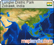 Lunglei Distric Park satellite map