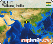 SETHY satellite map