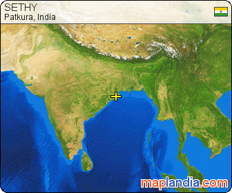 SETHY satellite map
