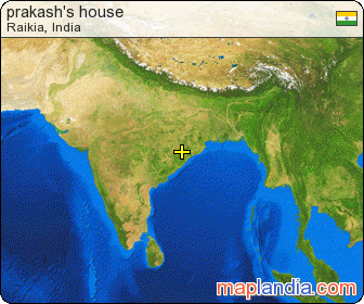 prakash's house satellite map