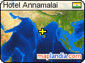 Hotel Annamalai satellite map