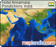 Hotel Annamalai satellite map