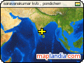 saravanakumar kvb , pondicherr satellite map