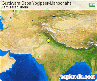 Gurdwara Baba Yogipeer-Manochahal  satellite map