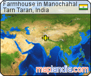 Farmhouse in Manochahal satellite map