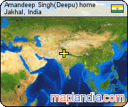 Amandeep Singh(Deepu) home satellite map