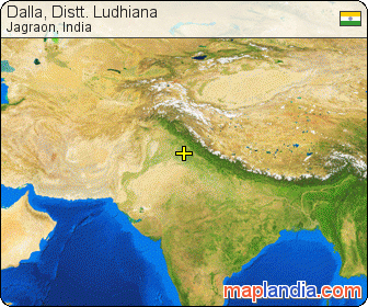 Dalla, Distt. Ludhiana satellite map