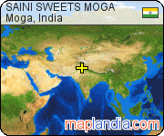 SAINI SWEETS MOGA satellite map