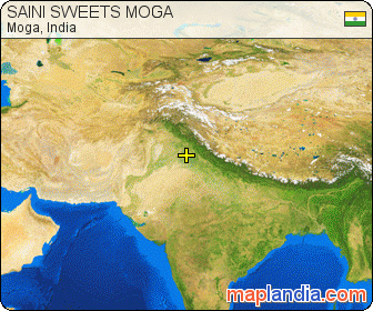 SAINI SWEETS MOGA satellite map