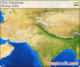 Shri Gaushala satellite map