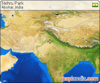 Nehru Park satellite map