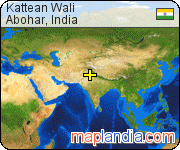 Kattean Wali satellite map