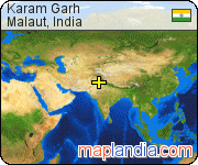 Karam Garh satellite map