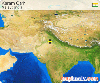 Karam Garh satellite map