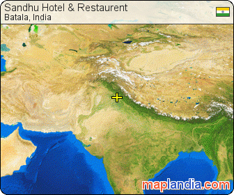 Sandhu Hotel & Restaurent satellite map