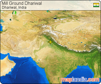 Mill Ground Dhariwal satellite map