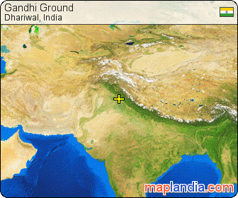 Gandhi Ground satellite map