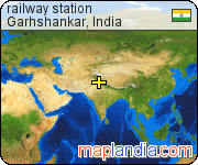 railway station satellite map